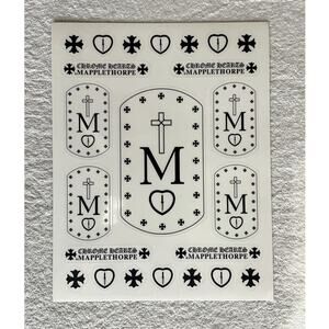 Chrome hearts sticker sheet from CH Magazine